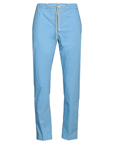 PT Torino Casual pants Light blue 55% Cotton, 39% Polyamide, 6% Elastane
