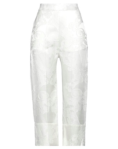 SEMICOUTURE Casual trouser White 100% Viscose