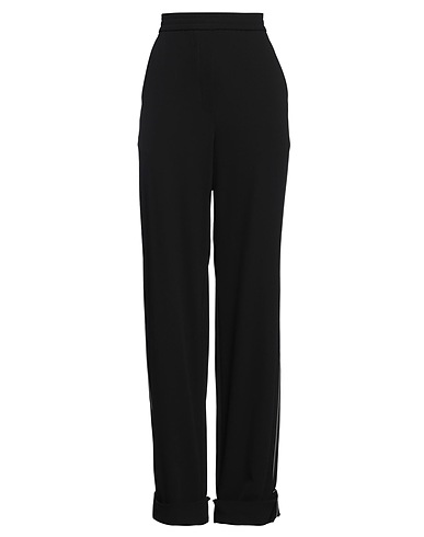 DOLCE&GABBANA Casual pants Black 98% Virgin Wool, 2% Elastane