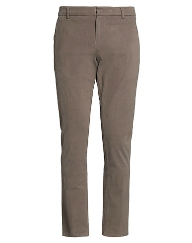 DONDUP Casual trouser Taupe 98% Cotton, 2% Elastane