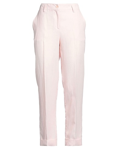 P.A.R.O.S.H. Pantalon Rose clair 72% Viscose, 28% Lin