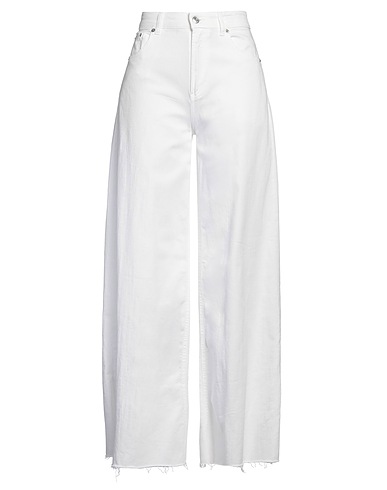 DEPARTMENT 5 Pantaloni jeans Bianco 98% Cotone, 2% Gomma