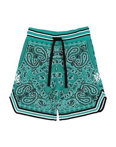 AMIRI Shorts & Bermuda Turquoise 100% Cotton