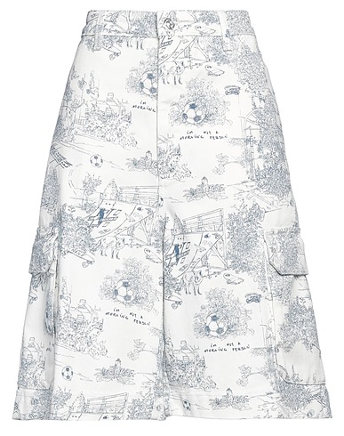 NINE IN THE MORNING Shorts & Bermuda White 100% Cotton