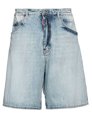 DSQUARED2 Denim shorts Blue 100% Cotton