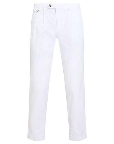 MICHAEL COAL Pantalone Bianco 73% Lycra®, 23% Cotone, 4% Elastan