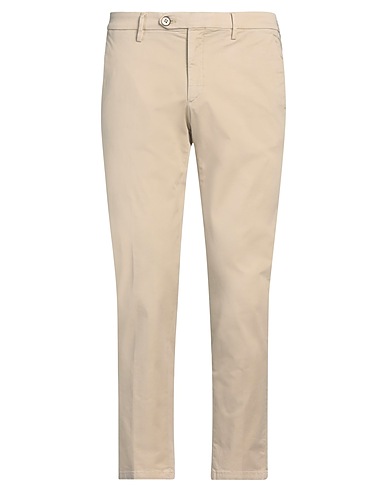 MICHAEL COAL Casual trouser Beige 97% Cotton, 3% Elastane