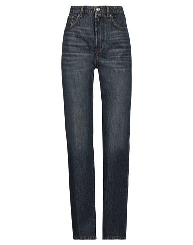 SPORTMAX Denim trousers Blue 100% Cotton