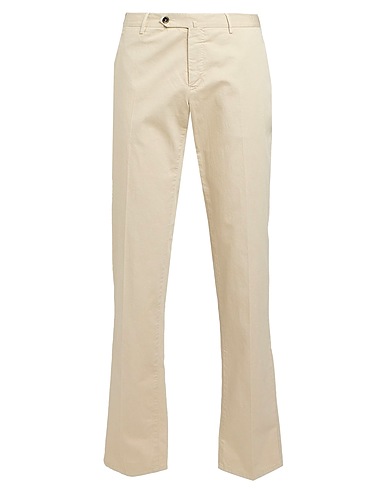 PT Torino Casual trouser Beige 75% Cotton, 23% Linen, 2% Elastane