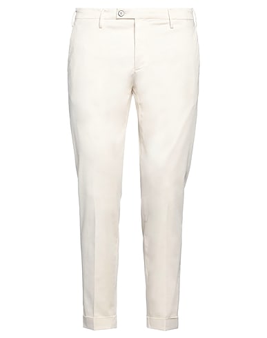 MICHAEL COAL Pantalone Avorio 98% Cotone, 2% Elastan