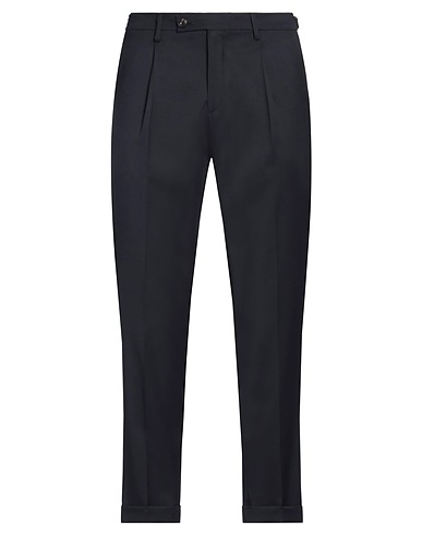 MICHAEL COAL Casual trouser Midnight blue 100% Virgin Wool