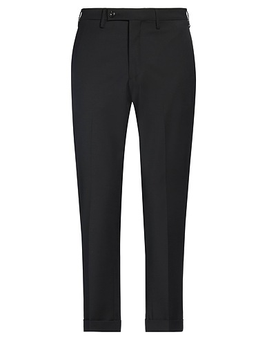 MICHAEL COAL Pantalone Nero 54% Poliestere, 44% Lana, 2% Elastan