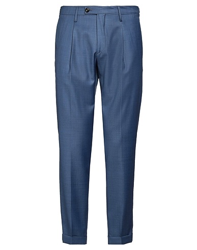 MICHAEL COAL Hosen Blau 100% Schurwolle