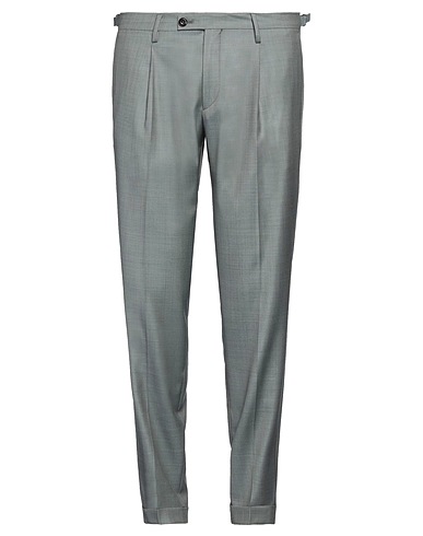 MICHAEL COAL Casual trouser Deep teal 100% Virgin Wool
