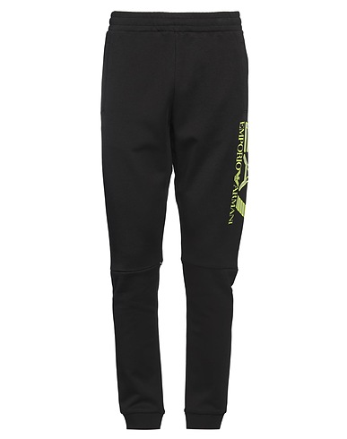 EA7 Casual trouser Black 53% Cotton, 47% Polyester