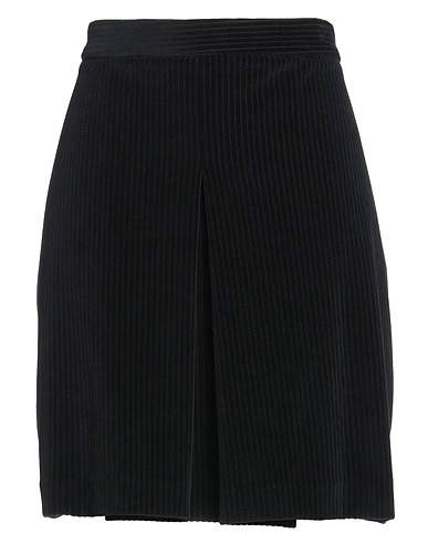 CIRCOLO 1901 Mini skirt Black 80% Cotton, 20% Polyester