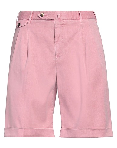 PT Torino Shorts & Bermuda Pink 64% Linen, 34% Cotton, 2% Elastane