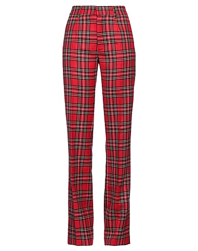 ALESSANDRA RICH Casual pants Red 100% Virgin Wool