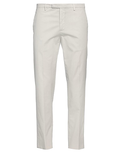 BOGLIOLI Casual trouser Light grey 98% Cotton, 2% Elastane