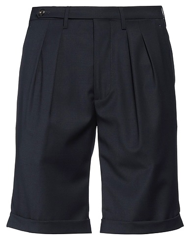 MICHAEL COAL Shorts & Bermuda Blu notte 54% Poliestere, 44% Lana, 2% Elastan