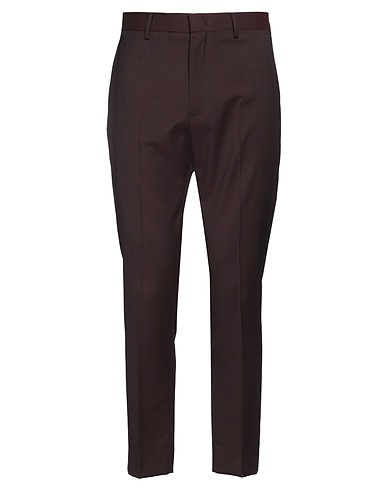 LOW BRAND Pantalone Prugna 100% Lana Vergine