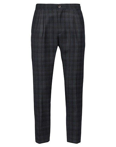 DEVORE INCIPIT Casual pants Midnight blue 100% Virgin Wool