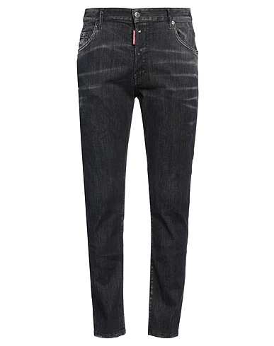 DSQUARED2 Denim trousers Black 92% Cotton, 6% Elastomultiester, 2% Elastane