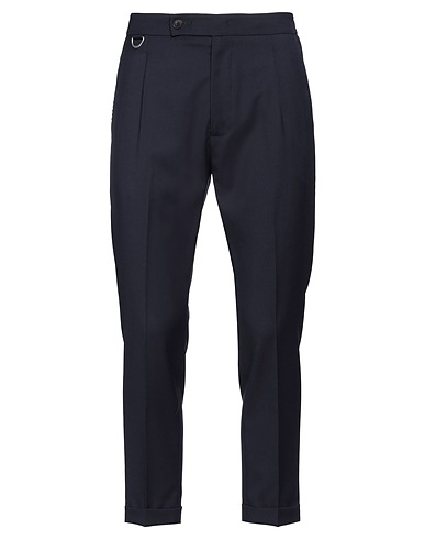 LOW BRAND Casual trouser Midnight blue 100% Virgin Wool