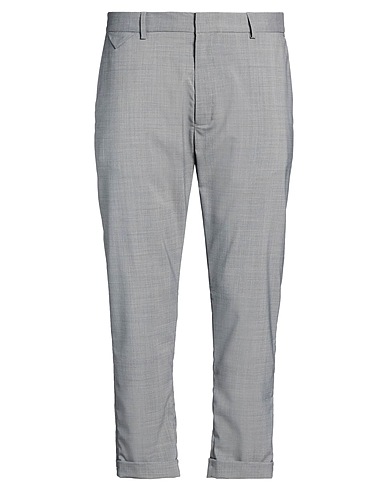 LOW BRAND Casual trouser Light grey 100% Virgin Wool