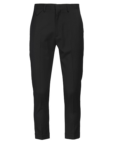 LOW BRAND Casual pants Black 100% Virgin Wool