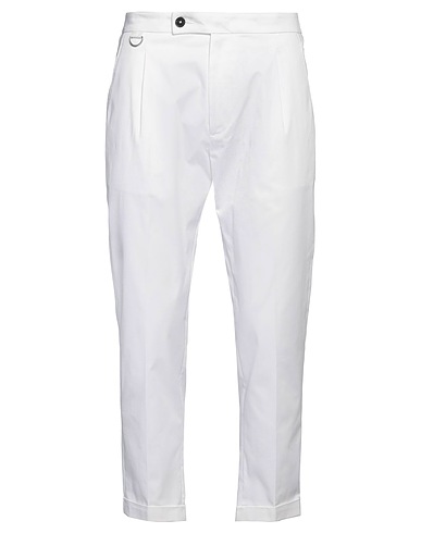 LOW BRAND Casual trouser White 98% Cotton, 2% Elastane
