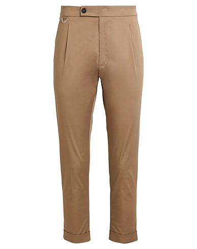 LOW BRAND Casual pants Khaki 98% Cotton, 2% Elastane