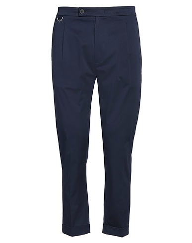 LOW BRAND Casual trouser Midnight blue 98% Cotton, 2% Elastane