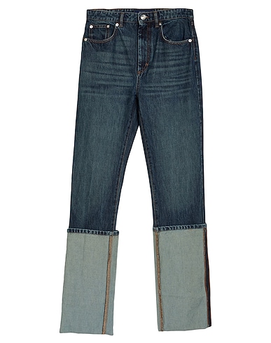 SPORTMAX Denim trousers Blue 100% Cotton
