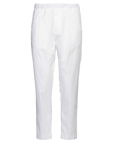 LOW BRAND Casual trouser White 80% Cotton, 16% Polyamide, 4% Elastane
