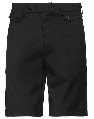 LOW BRAND Shorts & Bermuda Black 100% Virgin Wool