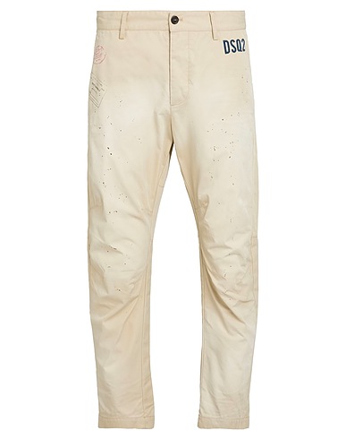 DSQUARED2 Casual trouser Beige 100% Cotton