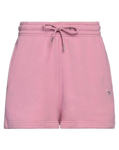 MAISON KITSUNÉ Shorts & Bermuda Antique rose 100% Cotton