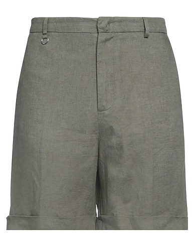 GOLDEN CRAFT 1957 Shorts & Bermuda Military green 100% Linen
