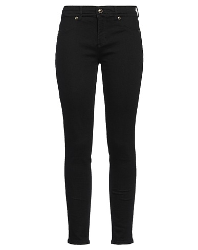 VERSACE JEANS COUTURE Casual trouser Black 98% Cotton, 2% Elastane