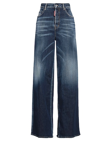 DSQUARED2 Denim trousers Blue 92% Cotton, 6% Elastomultiester, 2% Elastane