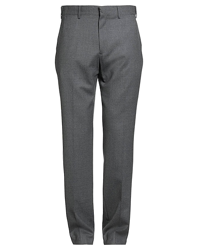LARDINI Casual trouser Charcoal 98% Wool, 2% Elastane