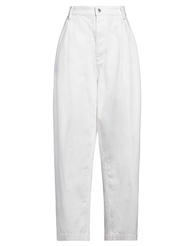 BOTTEGA VENETA Denim trousers 100% Cotton, Cow leather