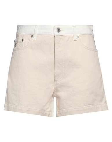 STELLA McCARTNEY Denim shorts Ivory 100% Cotton
