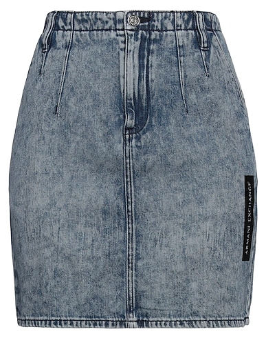 ARMANI EXCHANGE Denim skirt Blue 100% Cotton