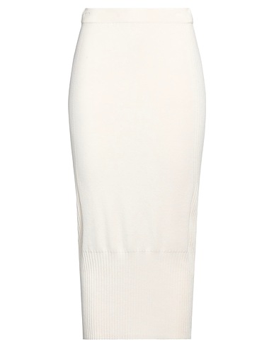 ARMANI EXCHANGE Midi skirt Ivory 63% Viscose, 37% Polyamide