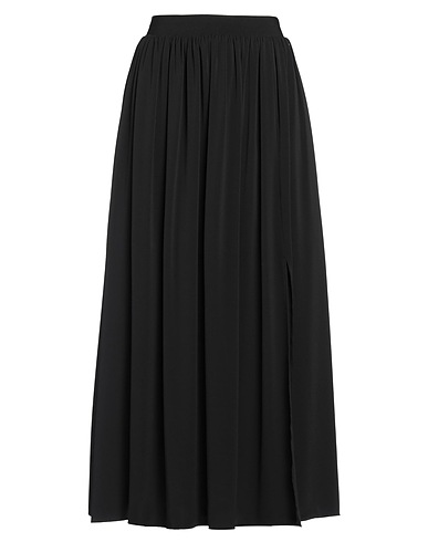 ARMANI EXCHANGE Gonna midi Nero 100% Poliestere, Elastan