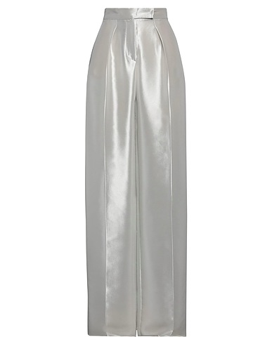 MAX MARA Casual pants Light grey 51% Silk, 49% Polyester