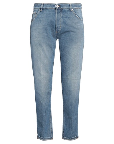 PT Torino Denim trousers Blue 99% Cotton, 1% Elastane