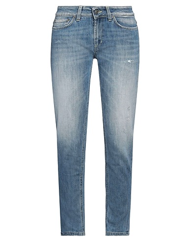 DONDUP Denim trousers Blue 89% Cotton, 11% Elastomultiester